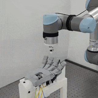 Tactile Robot Hand Data Collection